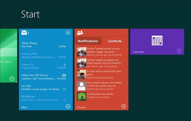 Windows 9 sẽ sở hữu Live Tile tương tác, trung tâm thông báo, có bản thử nghiệm vào tháng sau?