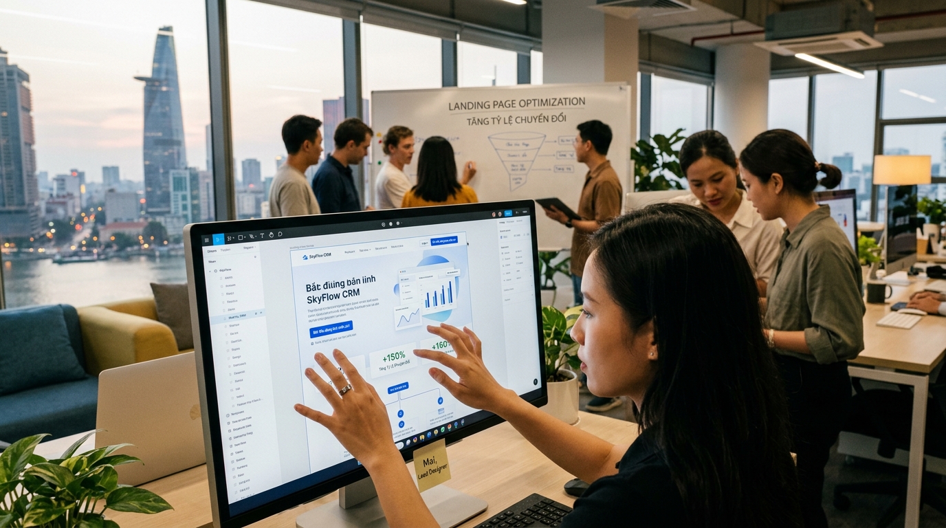 Thiết kế landing-page tại Sài Gòn: Đột phá tỷ lệ chuyển đổi