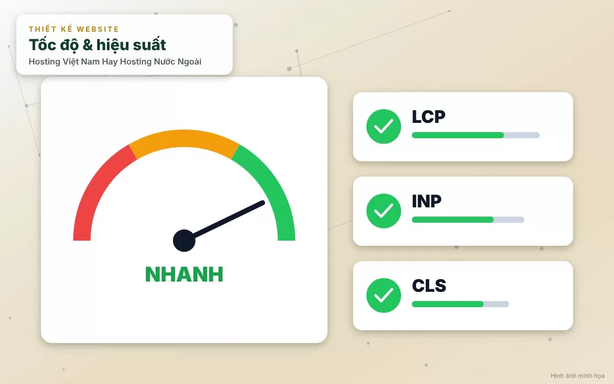 Lợi thế vượt trội về tốc độ nội địa và hỗ trợ kỹ thuật của hosting Việt Nam