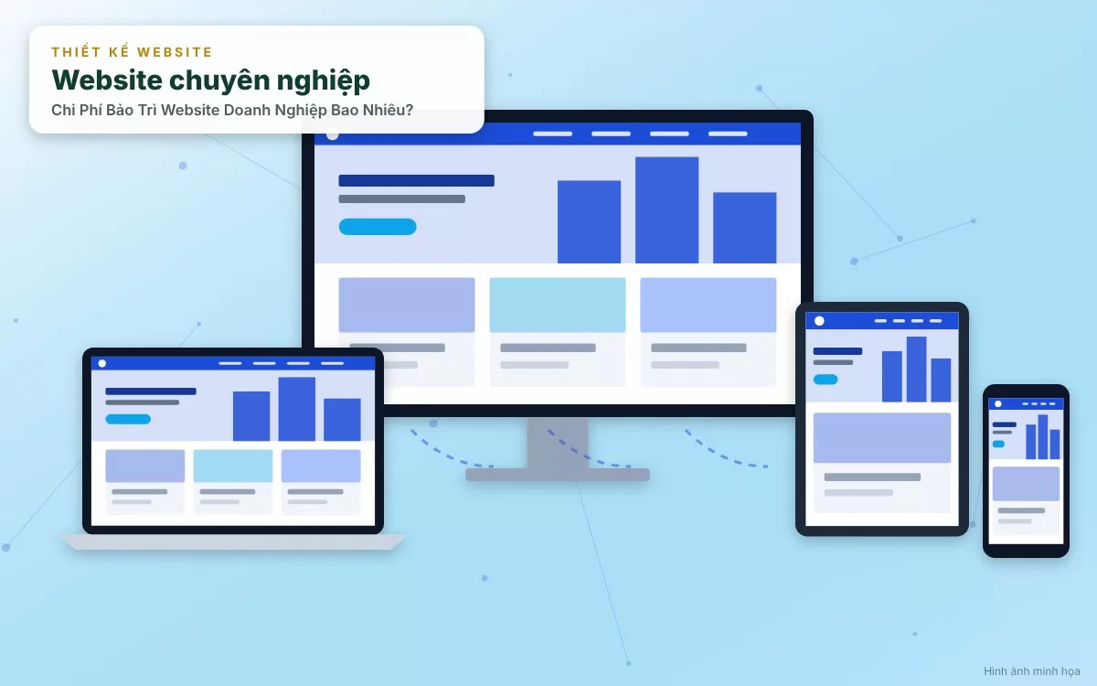 Sơ đồ minh họa lý do tại sao doanh nghiệp cần đầu tư chi phí bảo trì website định kỳ