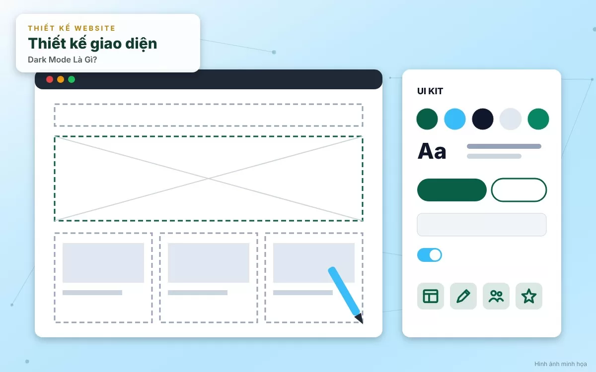 Giao diện website nền tối giúp tôn vinh hình ảnh sản phẩm cao cấp và tạo chiều sâu