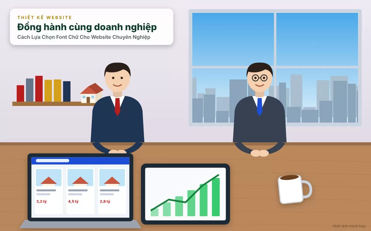 Sơ đồ minh họa tác động của font chữ đến tính nhận diện thương hiệu và trải nghiệm đọc