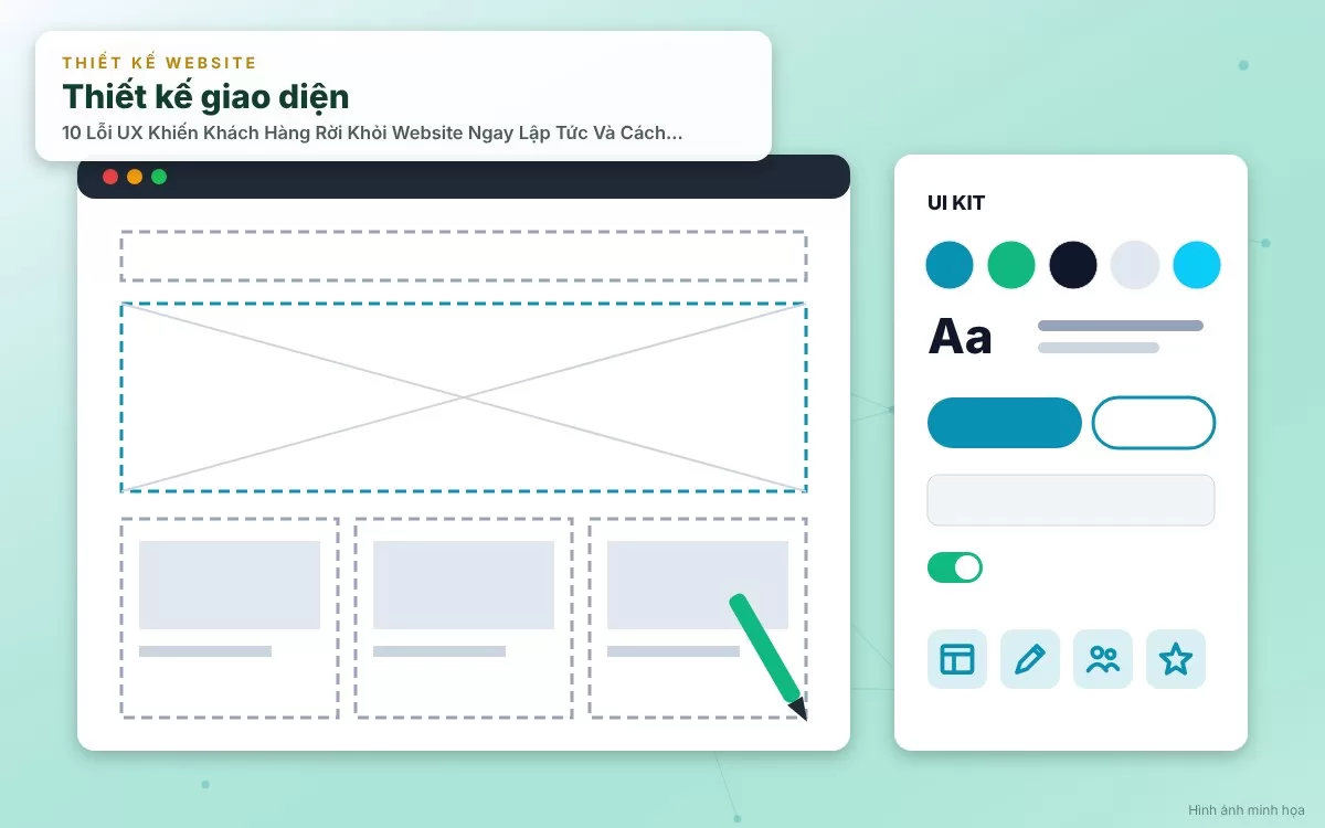 Hình ảnh minh họa cửa sổ Pop-up quảng cáo che khuất nội dung gây khó chịu cho người dùng