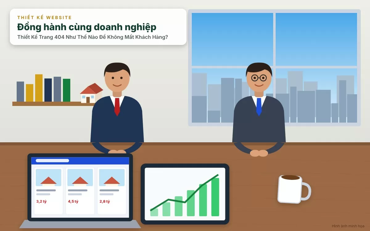 Hình ảnh minh họa tác hại của việc để trang lỗi 404 thô sơ khiến khách hàng thất vọng rời đi