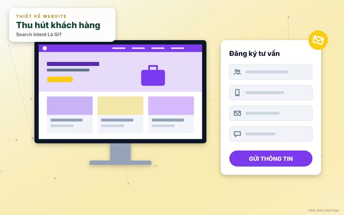 Minh họa cách tối ưu nội dung bài viết dạng Informational Intent trả lời đúng thắc mắc người dùng