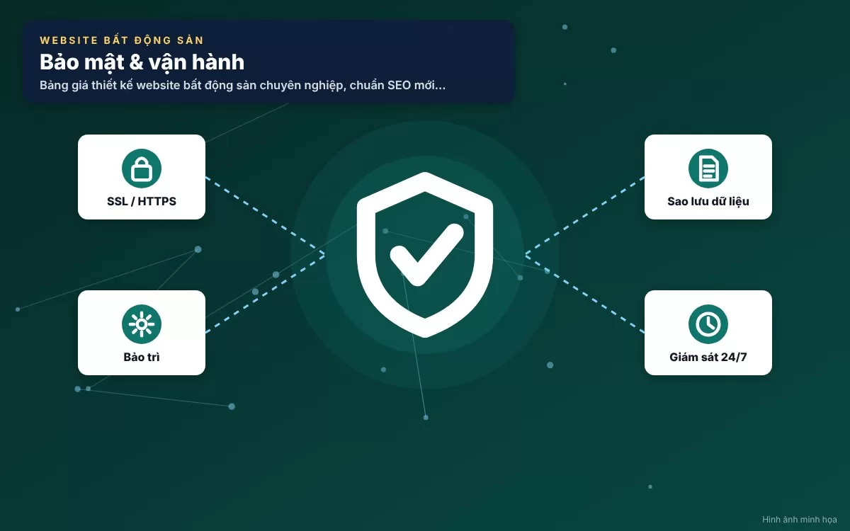 Hệ thống lưu trữ VPS tốc độ cao và chi phí duy trì hạ tầng website bất động sản