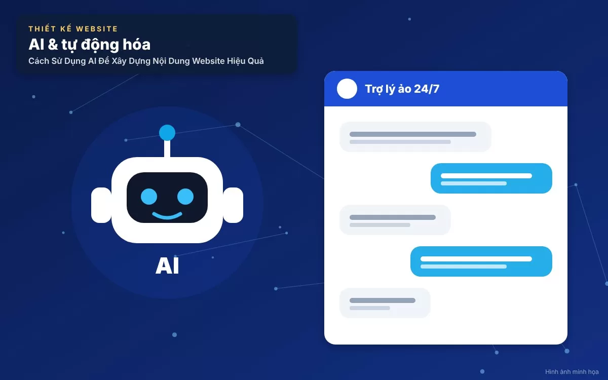 Hình ảnh cảnh báo các sai lầm phổ biến khi lười biếng copy-paste nguyên văn nội dung AI không kiểm duyệt