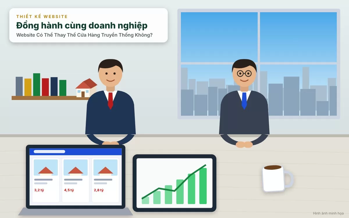 Minh họa khách hàng trải nghiệm thực tế sản phẩm và nhận tư vấn trực tiếp tại cửa hàng vật lý
