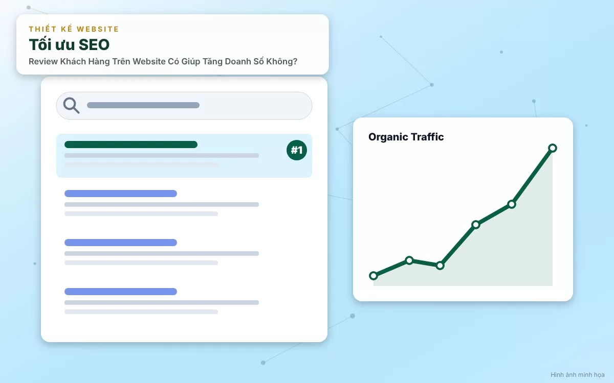 Minh họa nội dung đánh giá từ người dùng User-Generated Content giúp gia tăng tín hiệu SEO tích cực cho Google
