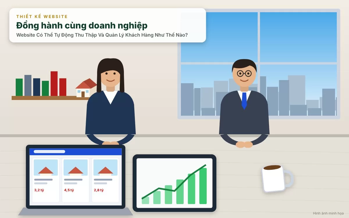 Minh họa phương pháp sử dụng tài liệu miễn phí Lead Magnet để thu thập thông tin khách hàng trên website