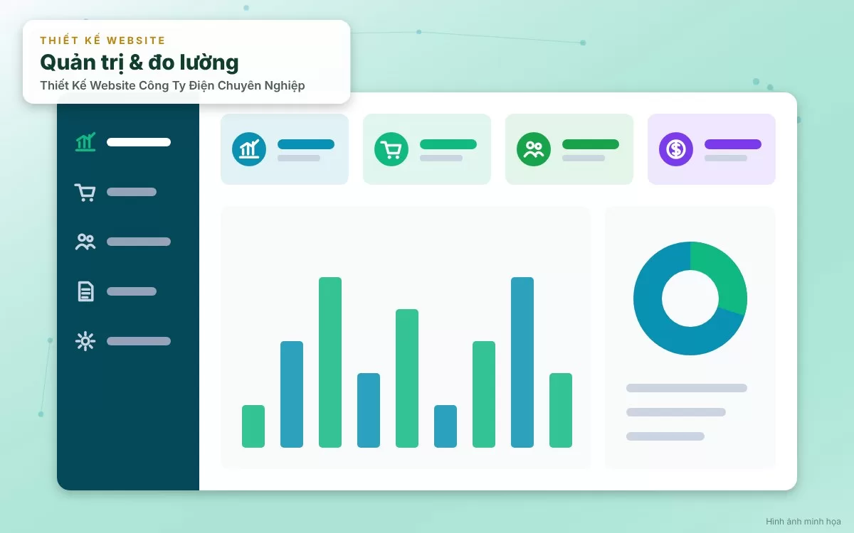 Tổng quan về giải pháp thiết kế website công ty điện chuyên nghiệp, chuẩn kỹ thuật và tối ưu chuyển đổi B2B