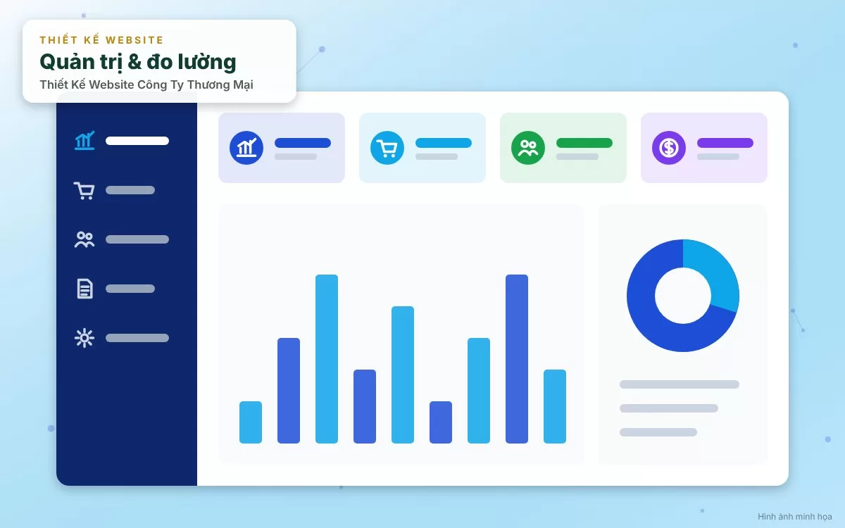 Tổng quan về giải pháp thiết kế website công ty thương mại chuyên nghiệp, quản lý danh mục sản phẩm lớn và tối ưu chuyển đổi