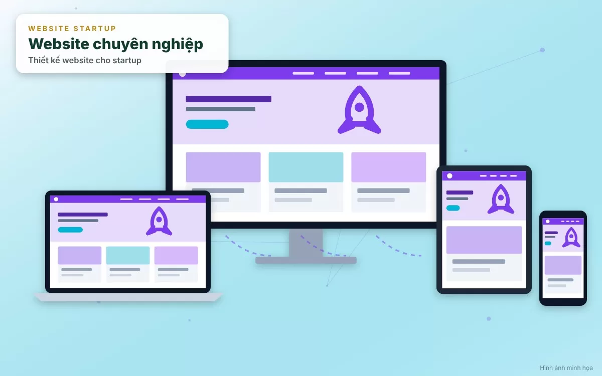 Website đóng vai trò là bệ phóng chiến lược giúp startup gọi vốn và tiếp cận thị trường