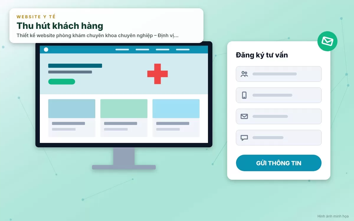 Hệ thống đặt lịch khám chuyên khoa và tra cứu thông tin điều trị trên website phòng khám