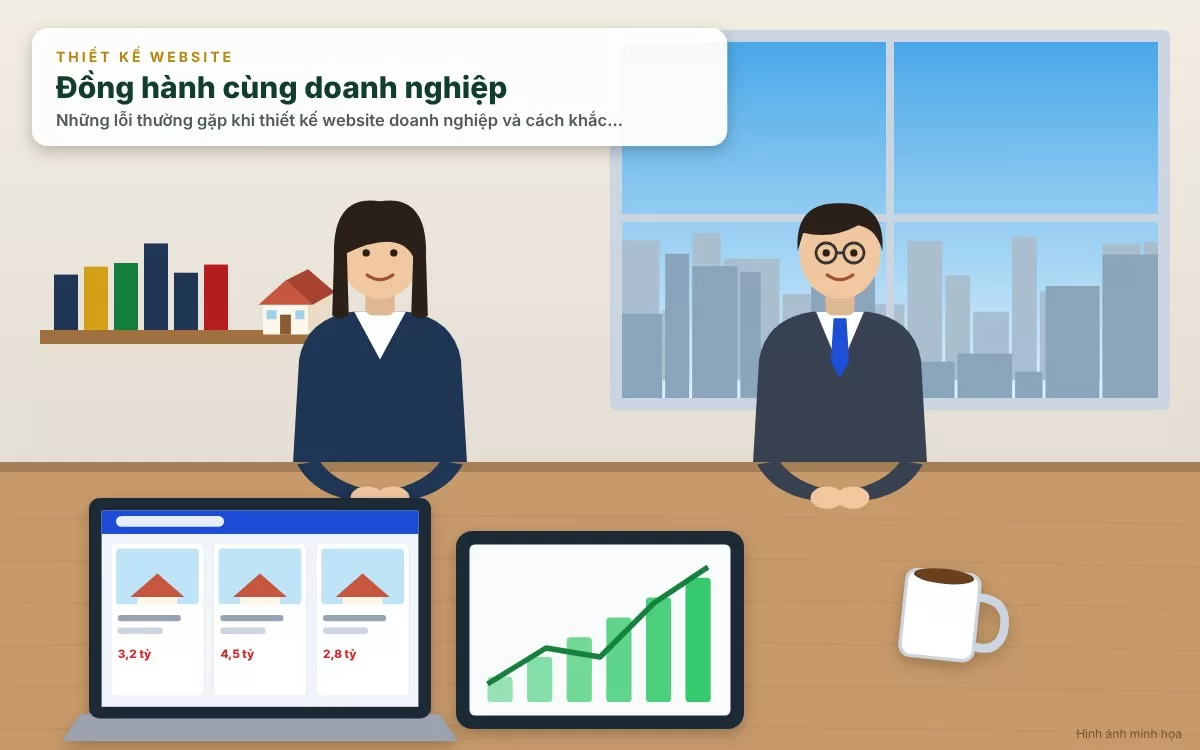 Sai lầm trong việc định hướng mục tiêu chiến lược khi thiết kế website doanh nghiệp