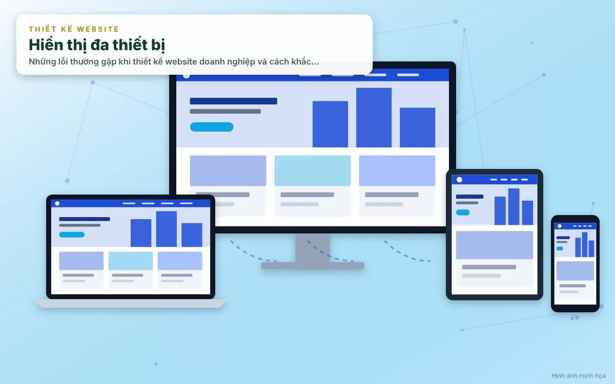 Lỗi tốc độ tải trang chậm chạp và không tương thích di động khi làm web doanh nghiệp