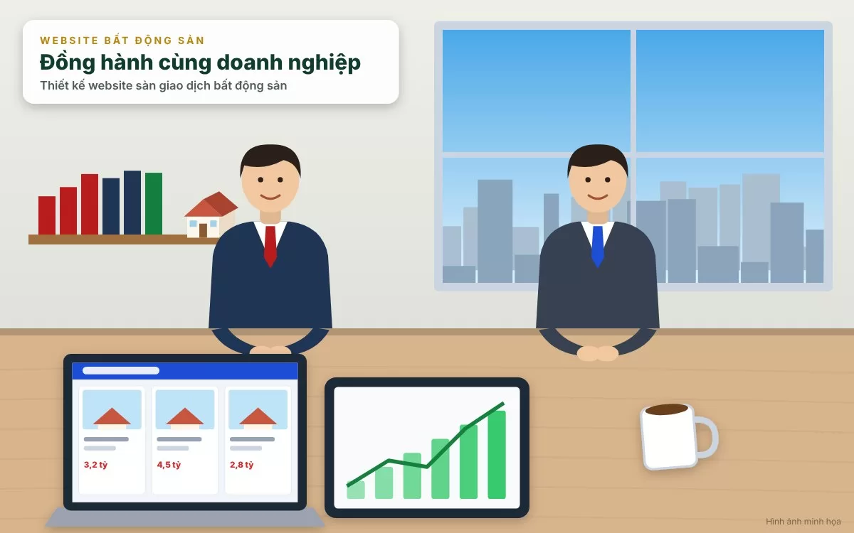 Website sàn giao dịch bất động sản chuyên nghiệp kết nối hàng ngàn môi giới và khách hàng