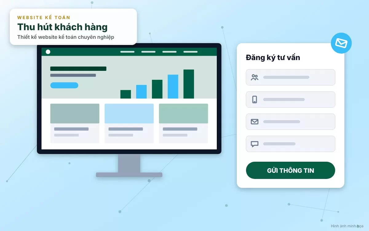 Hệ thống phân chia gói dịch vụ kế toán thuế và biểu mẫu yêu cầu báo giá trực tuyến