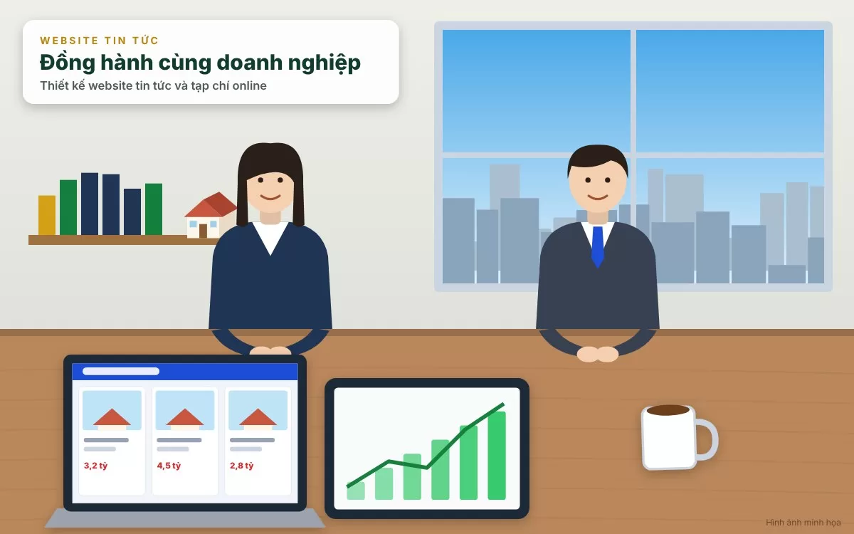 Website tin tức và tạp chí online chuyên nghiệp với giao diện báo chí hiện đại và tốc độ siêu tốc