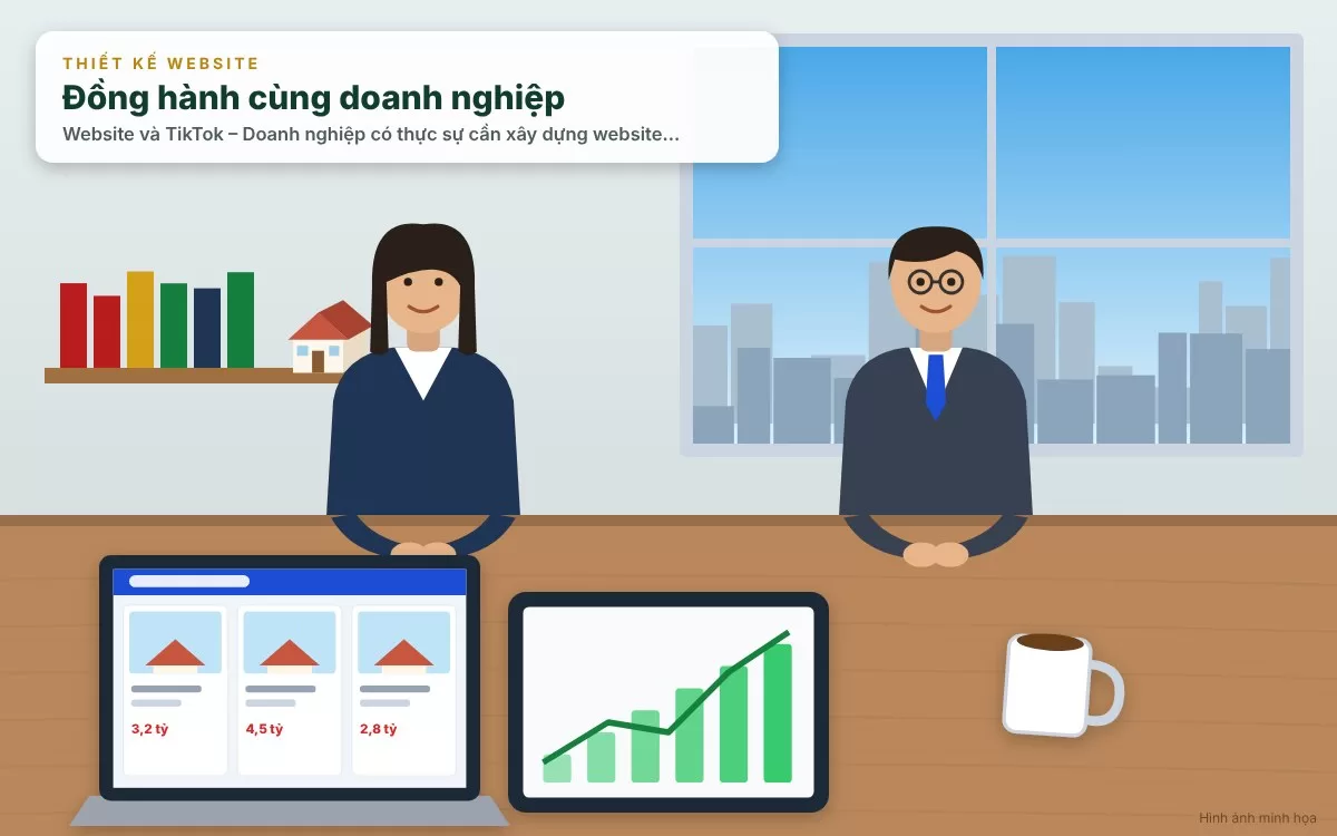 Mô hình kết hợp chiến lược giữa TikTok và Website doanh nghiệp